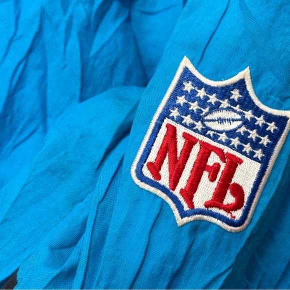 Vintage 90s NFL North Carolina Panthers Quarter Zip Starter Bomber Jacket L - Picture 7 of 7